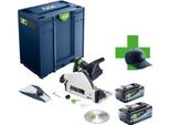 Festool Tsc 55 Keb-Basic 100Y Limited Edition Sega Ad Immersione A Batteria 18 / 36 V ( 2X 18 V ) 160 Mm Brushless + 2X Batteria Ricaricabile 8,0 Ah + Systainer - Senza Caricabatterie