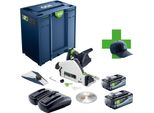 Festool Tsc 55 Keb-Basic 100Y Limited Edition Sega Ad Immersione A Batteria 18 / 36 V ( 2X 18 V ) 160 Mm Brushless + 2X Batteria Ricaricabile 8,0 Ah + Caricabatteria + Systainer