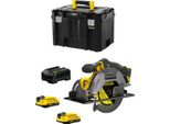 Sega Circolare Portatile Stanley Fatmax SFMCS500D2T (2 X 2,0 Ah + Caricabatterie + Tstak Vi)