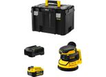 Levigatrice Rotorbitale Stanley Fatmax SFMCW220M1T (1 X 4,0 Ah + Caricatore + Tstak Vi)