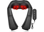 Massaggiatore Del Collo, Aggiornamento Dal Telecomando Del Massaggiatore Della Schiena Di Ikristin, Tessuto Profondo 3D Che Impasta Il Calore, Collo Di Shiatsu, Spalla, Caviglia, Auto Di Casa