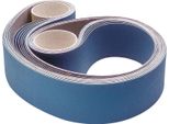 Nastro Abrasivo Lunghezza 2000 Mm Larghezza 75 Mm Grana 60 Per Ossido Di Zirconio Alluminio Inox