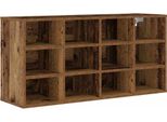 Vidaxl Scarpiera Con Ripiano In Legno Di Recupero 103 X 30 X 51 Cm Materiale A Base Di Legno