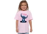 Lilo & Stitch - Maglietta "Cute As Can Be"" Per Bambina TV19823 (116) (Rosa Chiaro)"
