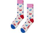 Happy Socks Kitten Love Crew Socks Bianco Eu 36-40 Uomo,Donna Bianco Eu 36-40