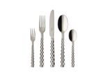 Besteck-Set VILLEROY & BOCH Tafelbesteck Boston 30er Set silber, silber, Essbesteck-Sets