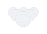 FrüHstüCksteller Villeroy & Boch "FrüHstüCksteller Anmut Platinum No.1 ø 22,5 Cm 6Er Set Weiß", Weiß, L:22,5Cm, Speiseteller