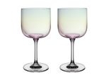 Weinglas Weingläser Like Glass 270 ml 2er Set, bunt (pearl), 2 tlg., Glas, LIKE. BY VILLEROY & BOCH, Trinkgefäße, Weinglas