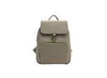 Rucksack TAMARIS Rucksack TAS Khiria, Damen, Gr. B/H/T: 26cm x 28cm x 9cm, grün (khaki 910), Polyester, Rucksäcke Rucksack