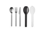 Besteck-Set MEPAL Besteck-Set Ellipse, schwarz (nordic schwarz), Essbesteck-Sets