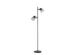 Just Light Stehlampe "Tinula", Schwarz, 2, 1 Stk., Leuchten, Exklusivee14, Schalter, FußSchalter, Stehlampe