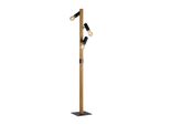 Just Light Stehlampe "Pilon", Schwarz, 3, 1 Stk., Leuchten, Exklusivee27, Schalter, FußSchalter, Stehlampe