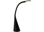 NÄVe Led Tischleuchte "Alf", Schwarz, Ø 11Cm H: 65Cm, 1 Stk., Leuchten, 3-Stufen Dimmbar, Touch, Usb Stecker, Bewegende, Led Tischleuchte