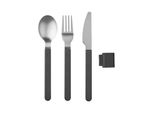 Besteck-Set MEPAL Besteck-Set Silueta, schwarz (nordic schwarz), Essbesteck-Sets