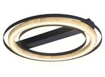 Nowa Deckenleuchte "Rilas", Schwarz, 4 Stk., Leuchten, Deckenlampe, Bambus, Designleuchte, Wohnzimmer, Deckenleuchte