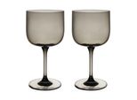 Weinglas Weingläser Like Glass 270 ml 2er Set, grau (smoke), 2 tlg., Glas, LIKE. BY VILLEROY & BOCH, Trinkgefäße, Weinglas