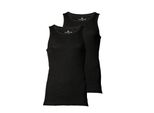 Unterhemd Tom Tailor "Unterhemd 2Er Pack", Herren, Gr. Xxl, N-Gr, Schwarz, Obermaterial: 100% Baumwolle Co., Unterhemden Unterhemd