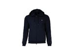 Sweatshirt Emporio Armani "Sweatjacke Basic Terry", Herren, Gr. L, Blau, Obermaterial: 75% Baumwolle Co. 25% Polyester Pes., Sweatshirts Sweatshirt
