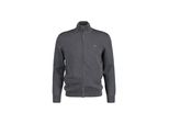 Sweatshirt Gant "Strickjacke Casual Cotton Zip Cardigan", Herren, Gr. M, Grau, Obermaterial: 100% Baumwolle Co., Sweatshirts Sweatshirt