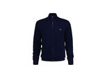 Sweatshirt Gant "Strickjacke Casual Cotton Zip Cardigan", Herren, Gr. Xl, Blau, Obermaterial: 100% Baumwolle Co., Sweatshirts Sweatshirt