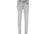 Bequeme Jeans 2Y Premium "2Y Premium Herren 2Y Tapered Fit Jeans", Herren, Gr. 31, NormalgrößEn, Grau, 97% Baumwolle, 3% Elasthan, Unifarben, Jeans