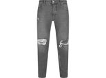 Bequeme Jeans 2Y Premium "2Y Premium Herren 2Y Skinny Fit Jeans", Herren, Gr. 32, NormalgrößEn, Schwarz, 100% Baumwolle, Unifarben, Jeans