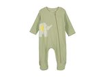 Strampler BLUE SEVEN Blue Seven Strampler, Jungen, Gr. 68, 7510, khaki, 100% Baumwolle, normal, Rundhals, Overalls