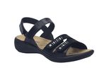 Sandale Josef Seibel "Ibiza 86, Schwarz", Damen, Gr. 41, Schwarz, Obermaterial: 100% Rindsleder Leather Cow., Schuhe Sandale