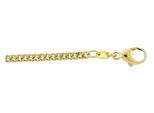 Goldarmband Adelia´s "Damen Goldschmuck 333 Gold Flach Panzer Armband 18,5 Cm", Gold, ArmbäNder, Damen, 18,5, Gold, Goldarmband, 18,5 Cm 333 Gold Goldschmuck FüR Damen