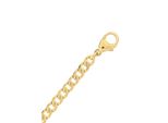 Goldarmband Adelia´S "Damen 333 Gold Flach Panzer Armband 21 Cm Ø 4 Mm", Gold, ArmbäNder, Damen, 21, Gelbgold 333 Gold, Gelbgold 333, Gold, Goldarmband, Goldschmuck FüR Damen