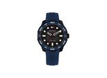 Quarzuhr Tommy Hilfiger "TH-REGATTA", Blau, Schwarz, Armbanduhren, Herren, Quarzuhr, Armbanduhr, Damenuhr, Herrenuhr, Silikonarmband, Analog