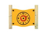 Motorikwand PRO Educate Clock - Pädagogisches Lernspielzeug mit 9x9 cm Pfosten Option - Farbenfrohes Design für Kindergärten - Spielgerät Wickey