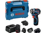 Schrauber GSR 12V-32 FC, 2x GBA 12V 2.0Ah, diverse Aufsätze, L-BOXX