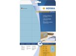 Herma 4468 4468 Etichette A4 Blu 70X37 Mm Carta Opaca 480 Pz.