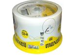 Maxell Cd Vergine 700 Mb 80 Min 52X 50 Pezzi CD-R 80 52F Prnt Spindle 50 Pezzi