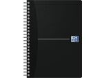 Quaderno A Spirale Oxford "Smart Black"", Din A5, A Scacchi, Cartoncino"