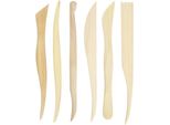 Creativ Company Set Di Strumenti Per Modellare In Legno, 6Dlg.
