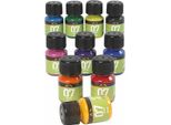 Vernice Permanente Per Vetro - Set Di 10 Colori, 30 Ml