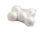 Creativ Company Palline Di Polistirolo Bianche, 5 Pz.
