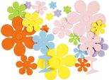 Creativ Company Cc Fiori In Schiuma Eva, Multicolore, 10-60 Mm, 100 Pezzi