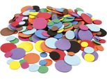 Creativ Company Cc Cerchi In Schiuma Eva, Multicolore, 12-32 Mm, 300 Pezzi