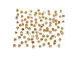 Creativ Company Cc Perline Crimpate 2 Mm Oro 100 Pezzi