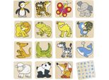 Goki 56700 Memo Animali Da Gioco, Colorati (1 Pezzo)
