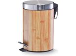 Zeller Cestino Da Bagno In Metallo 3L Bambù, 17X26Cm