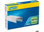 Rapid - Graffette 23/10 Galv Standard 1000Pz | Confezione Da 1000 Pezzi