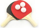 Set Da Ping Pong, 2 Racchette E 3 Palline