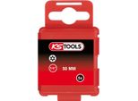 Ks Tools 1/4 Bit Tx Con Foro, 50Mm, TB8, Confezione Da 5, 911.2774