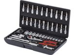 Ks Tools 1/4" Chromeplus Set Di Chiavi A Bussola 46 Pezzi - 918.0646"