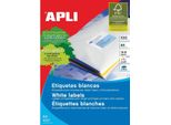 Etichette Adesive Apli 1273/ 70 X 37 Mm/ 100 Fogli
