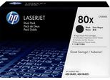 Hp Confezione Da 2 Cartucce Originali Toner Nero Ad Alta Capacità Laserjet 80X - 13800 Pagine - Nero - 2 Pz
